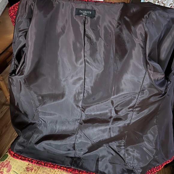 TALBOTS TWEED JACKET / CHANEL STYLE CHIC - Picture 10 of 14